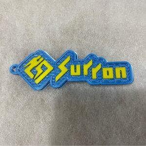 Blue and Yellow Keychain